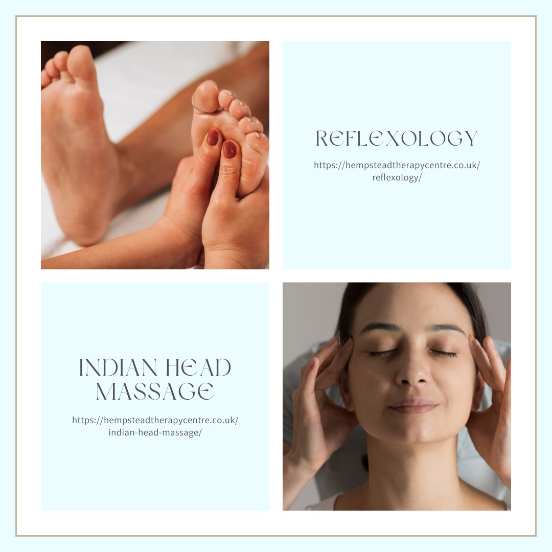We have a new therapist at HTC and are happy to be able to offer Reflexology again along with a new service, Indian Head Massage.  Visit our services page to find out more:  bit.ly/3UDsrny #reflexology #indianheadmassage #medway