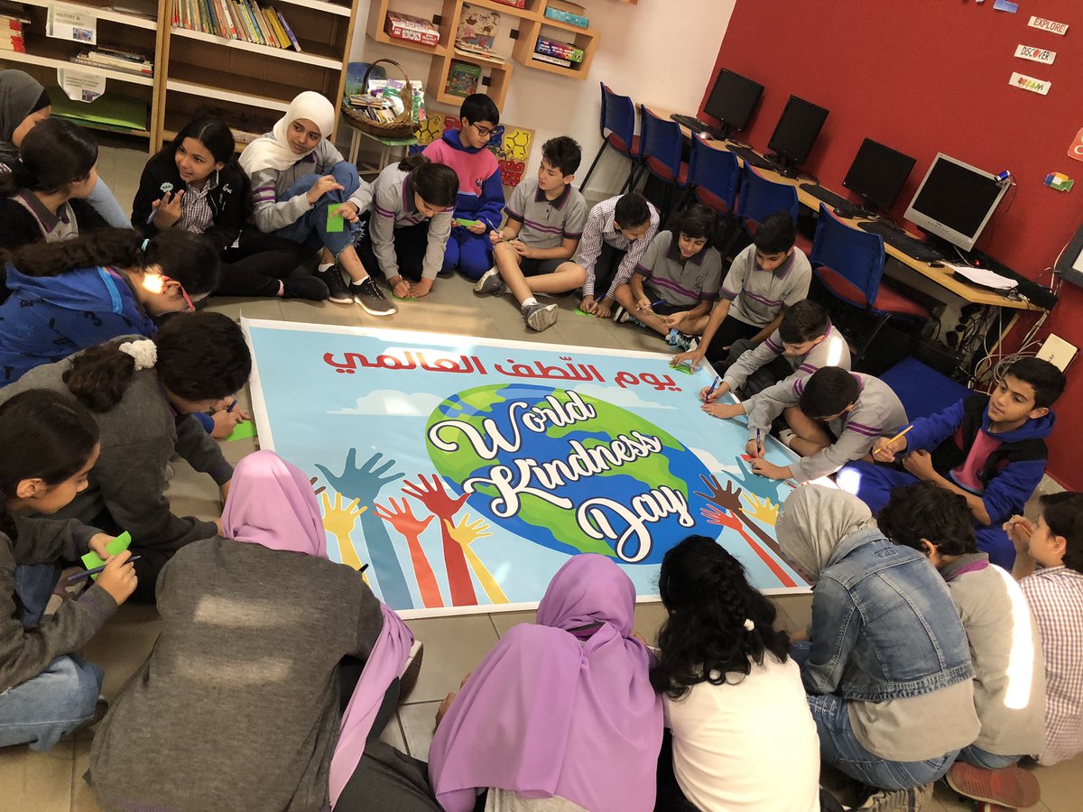 We care to encourage kindness among our learners using our “world Kindness Day”activities.
#World_Kindness_Day <a href="/makdawhaschool/">Makassed Dawha School</a> <a href="/HanaJoumaa/">Hana Joumaa</a> <a href="/AhmedFakkih/">Ahmad N. Fakih أحمد ناصر فقيه</a> <a href="/HBawjy/">Hadieh Bawjy</a>