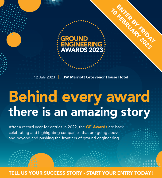 The ground #engineering industry’s biggest night of celebration #GEAwards will return on 12 July 2023. 
Entry is quick, easy and FREE. The deadline isn't until 10 February 2023, so there is more than enough time to start and submit your entry! 👇👇👇
awards.geplus.co.uk/geaw/en/page/h…