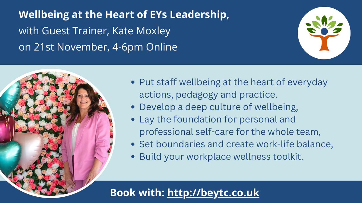 BristolEYTSA's tweet photo. For #WorldKindnessDay we are offering: Buy One place on this EYs CPD course with @Katemoxleyeyc & Get One place FREE! Book here: https://t.co/LkNv8CwxU3 Then contact us for yr FREE place. Excited - 1 week to go! #Share @EY_Matters @thepetitioner @Sue_Cowley @EYTagteam @EYAlliance https://t.co/ocgl1YjJhO