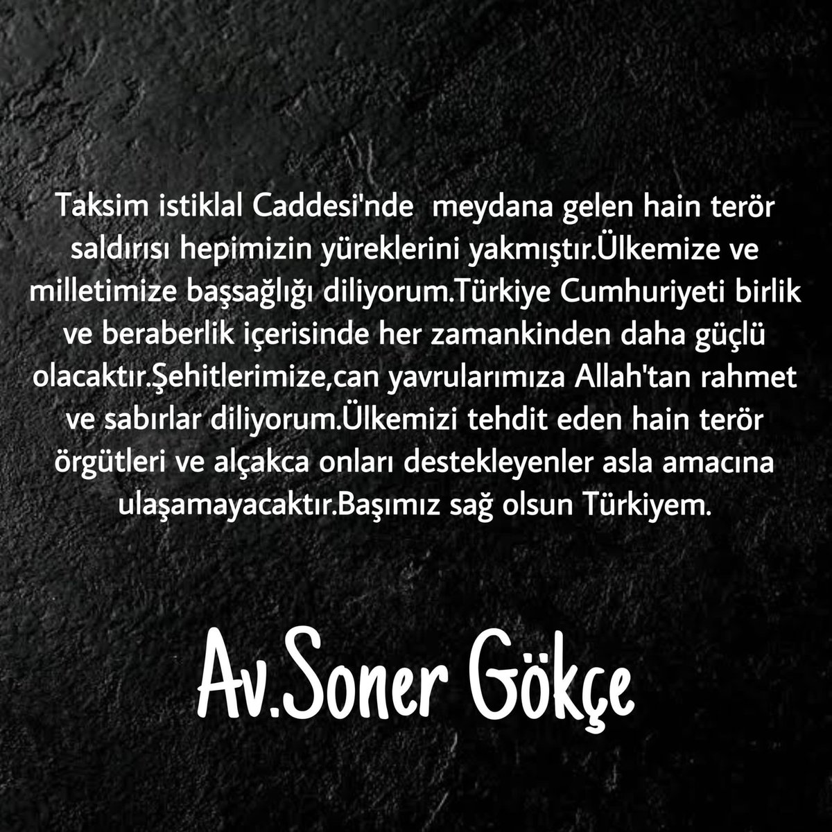 Av.soner gökçe (@avsonergokce) on Twitter photo 