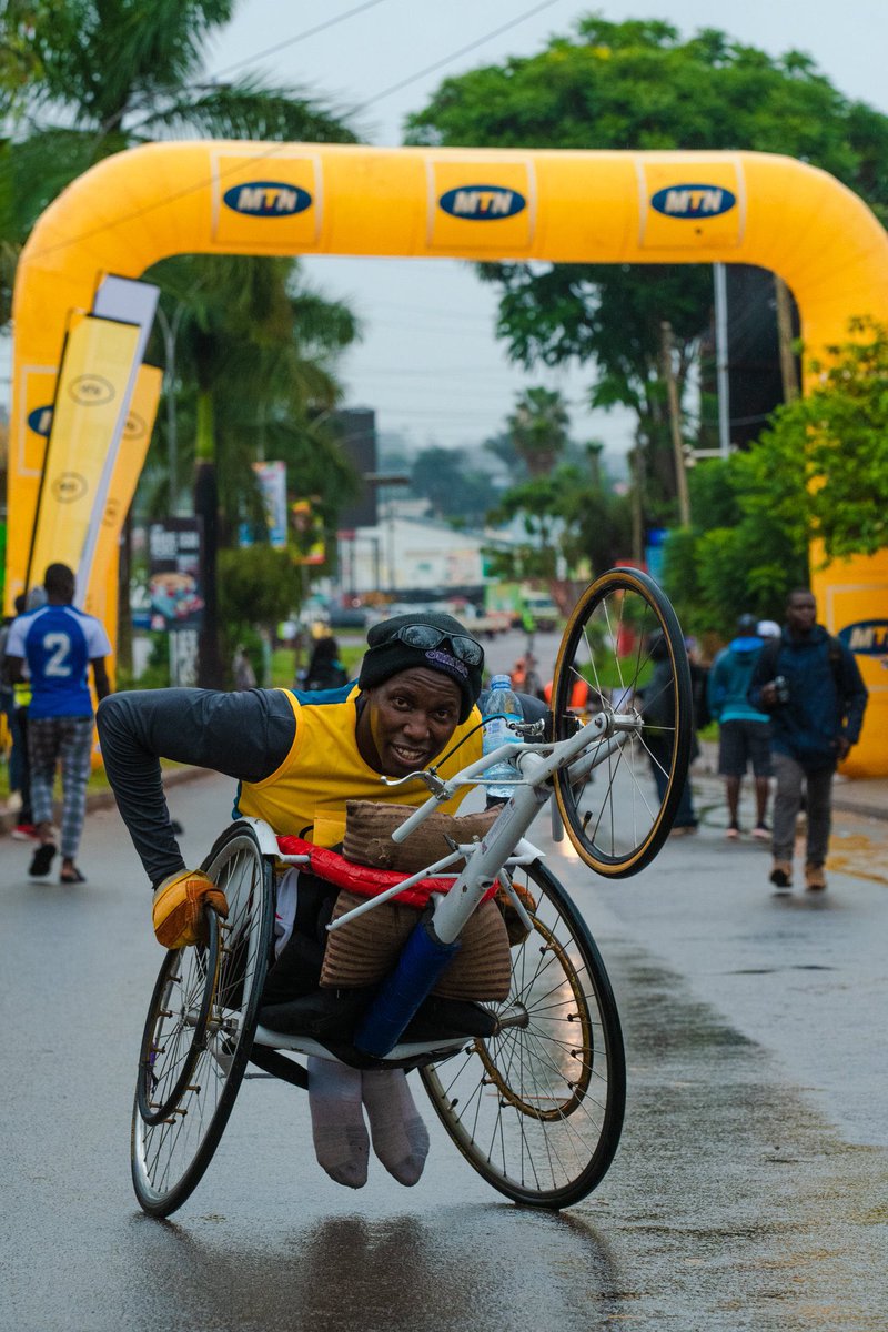 Congratulations to the winners of wheelchair racing that happened yesterday at the MTN arena Lugogo.

Thank you so much @mtnug for thinking about Pwds and for putting inclusion into practice🙏#wheelchairracing #mtnmarathon2022 #disabilityinclusion