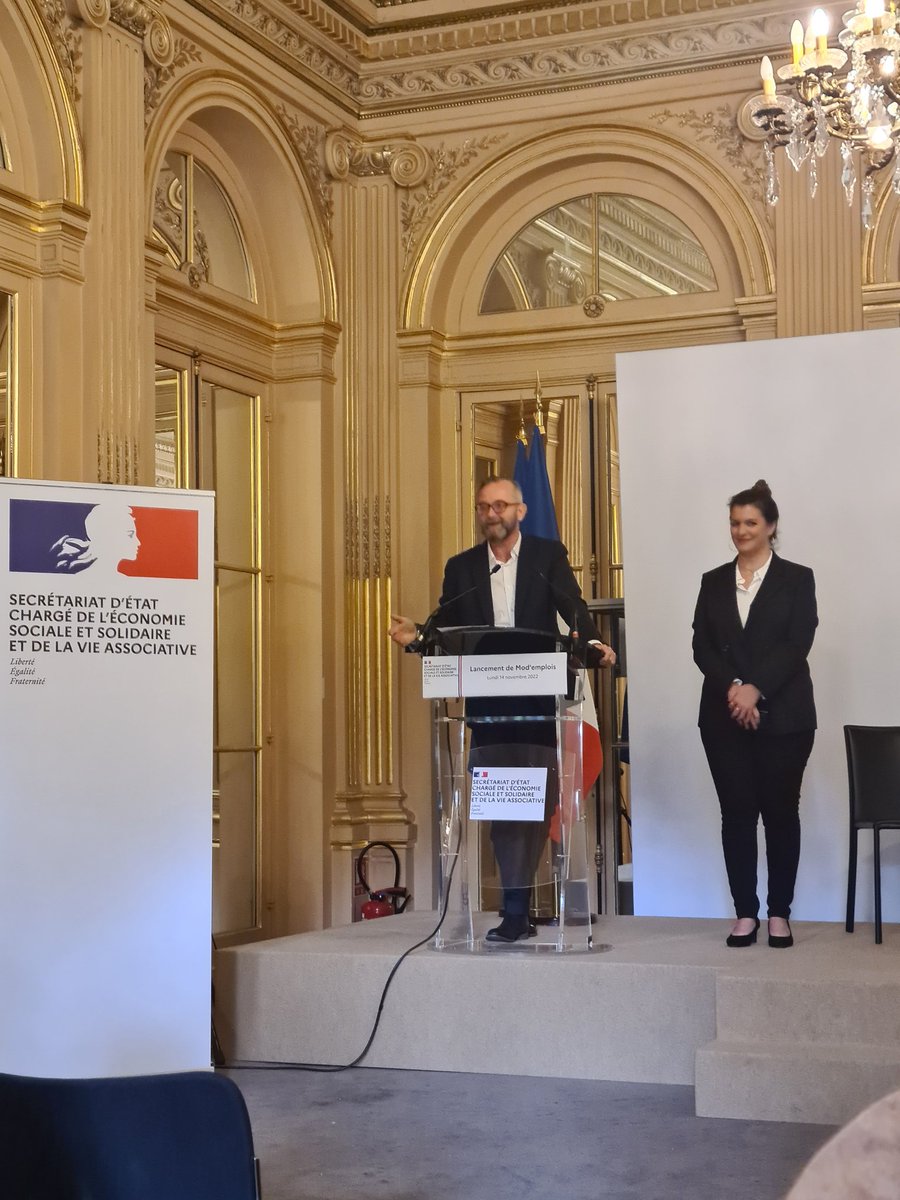 "Faire passer de l'idée a l'action, de l'idée a la création" lancement de la plateforme <a href="/modemploisrs/">Mod'emplois</a> #ESS  <a href="/ItierCh/">Christophe Itier</a> <a href="/MarleneSchiappa/">🇫🇷 MarleneSchiappa</a> #desentreprisesutiles #proximité #impact #innovations sociales et écologiques #accompagnement #partenariat <a href="/ExpertsAxis/">Axis Experts Conseils</a>