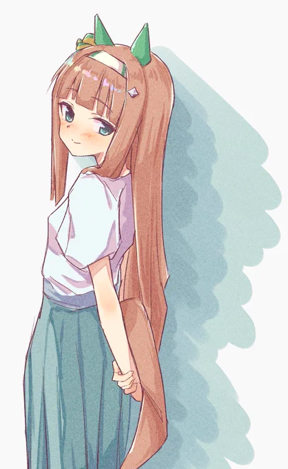 あなたの隣で、あなた同じ速さで。#ウマ娘#サイレンススズカ 