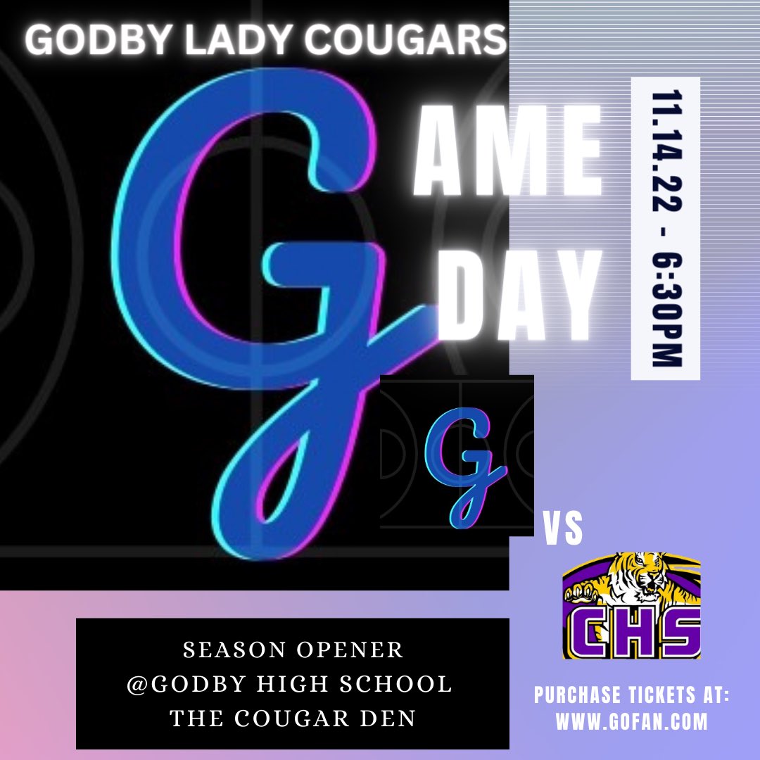 It’s the first game of the regular season for the Lady cougars! Come out and support as we take on the Lady Tigers of Columbia County. 

⏰: 6:30PM
🎟️: gofan.co/app/events/782…
📍The Cougar Den

#BetterToday #AKOMA 💙🙏🏽