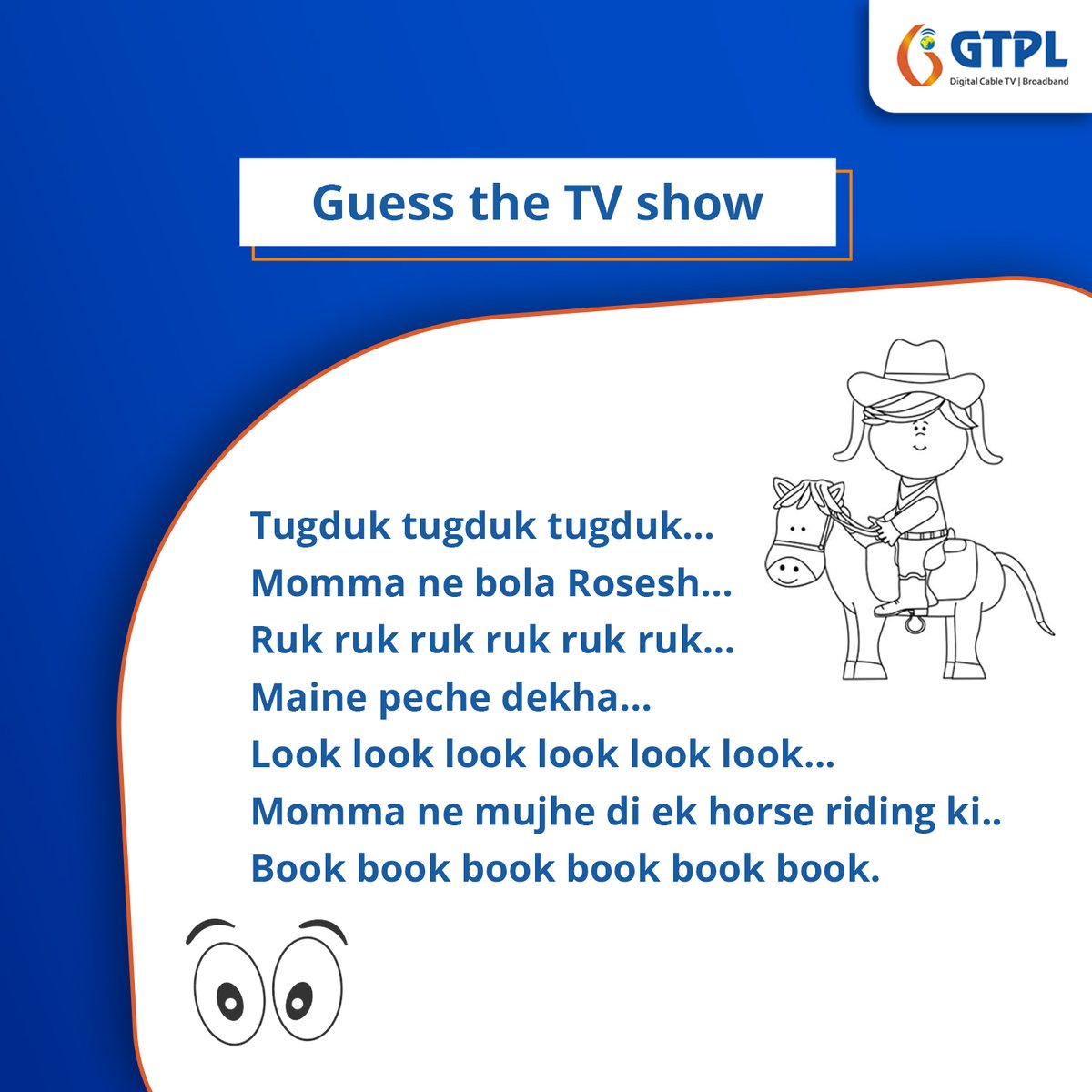 GTPLHathwayLtd's tweet photo. It is the story of an upper-class Gujarati family!
If you know the answer, try to read it just the way mommaโs boy Rosesh would!
#GTPL #ConnectionDilSe #GuessTheShow #Poem #Funny #Meme #AnswerIncomments #MommasBoy https://t.co/esb05ULvHO