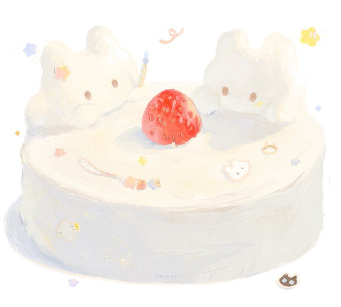「バースデーケーキ ケーキ」のTwitter画像/イラスト(人気順)