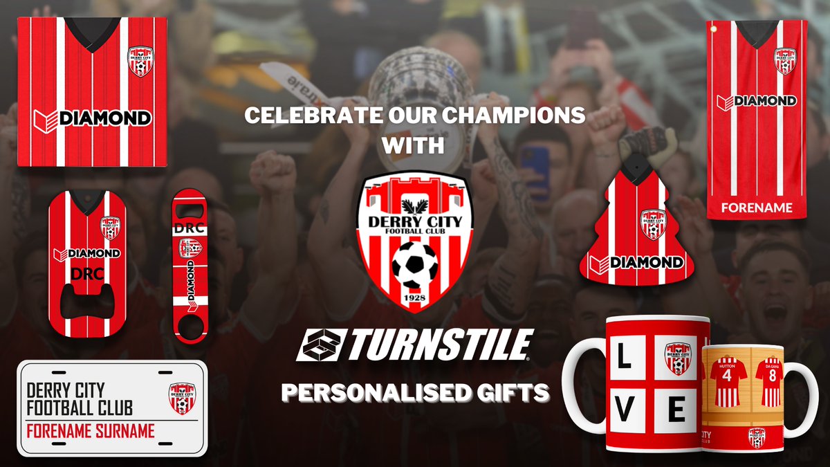 So, everyone have a good day yesterday then? It was amazing to see the ground covered in City fans turning it red and white! Our friends over at @TurnstileStore have a range of personalised gifts