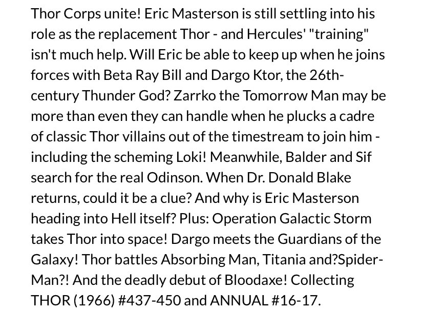 dano_cosmic's tweet photo. New ✨#MarvelCosmic✨ #comics this week for #NCBD (11/16/22)
✨
#Thor Epic Collection - Thor War (New Printing)
✨
W-#TomDeFalco & more,A-Various, cover by #RonFrenz
✨
#BetaRayBill #EricMasterson #DargoKtor #Loki #Balder #LadySif #GuardiansoftheGalaxy #GotG #Marvel #MarvelComics https://t.co/giA83xI6OD
