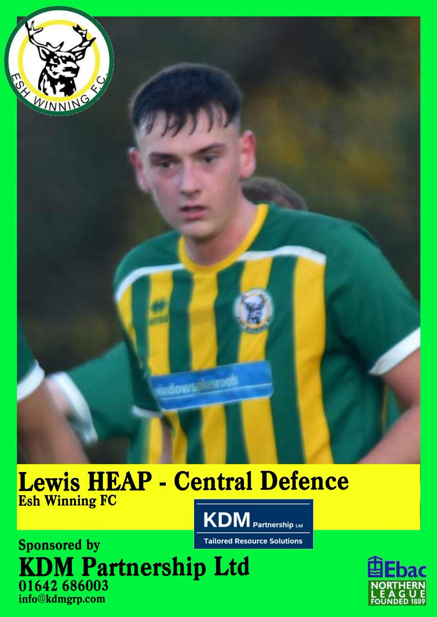 Esh Winning FC on Twitter "Thanks to Shaun at KDM Partnership Ltd