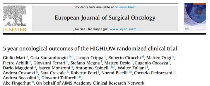 Giulio Mari (@giuliomari2) on Twitter photo Level of vascular ligation in Lap RAR + TME - oncological outcomes at 5 years Thanks to <a href="/3isac/">Isacco Montroni</a> <a href="/Abe_laparoscopy/">Abe Fingerhut</a> <a href="/AntoninoSpin/">Antonino Spinelli</a> <a href="/AIMSAcademy3/">AIMS Academy</a> Level of vascular ligation in Lap RAR + TME - oncological outcomes at 5 years Thanks to <a href="/3isac/">Isacco Montroni</a> <a href="/Abe_laparoscopy/">Abe Fingerhut</a> <a href="/AntoninoSpin/">Antonino Spinelli</a> <a href="/AIMSAcademy3/">AIMS Academy</a>
