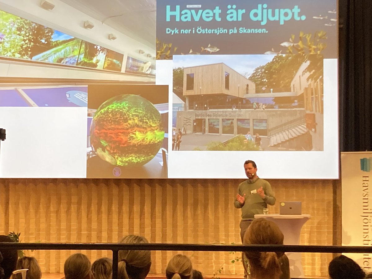Årets nationella konferens Att sprida ringar på vatten är igång! 80 personer som arbetar med att öka vatten- och #havsmedvetenheten  i hela landet delar med sig av sin kunskap! <a href="/havochvatten/">HaV</a> @_SLU