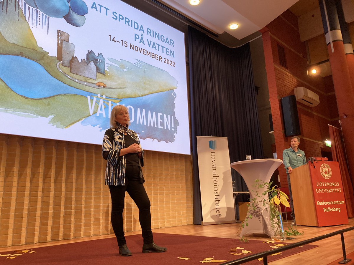 havsmiljo's tweet photo. Årets nationella konferens Att sprida ringar på vatten är igång! 80 personer som arbetar med att öka vatten- och #havsmedvetenheten  i hela landet delar med sig av sin kunskap! @havochvatten @_SLU https://t.co/sCuq5fBOa6