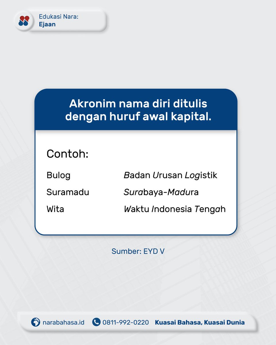 narabahasa's tweet photo. Kamu tanya? 🧑🎤
#ejaan #akronim #cepmek #narabahasa https://t.co/XkGIGYQVwm