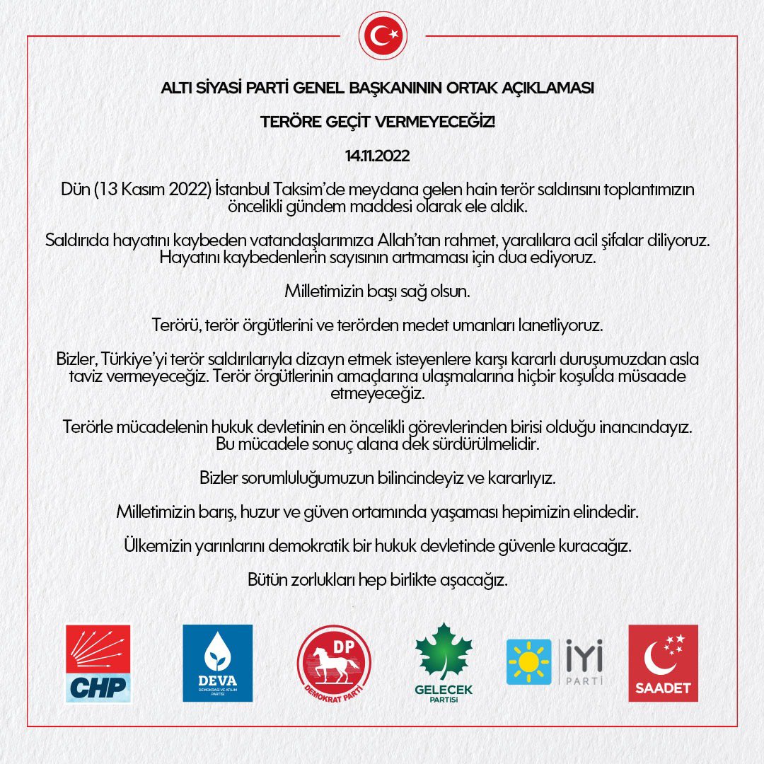 Bütün zorlukları hep birlikte aşacağız.  #HemenDemokrasi #taksim