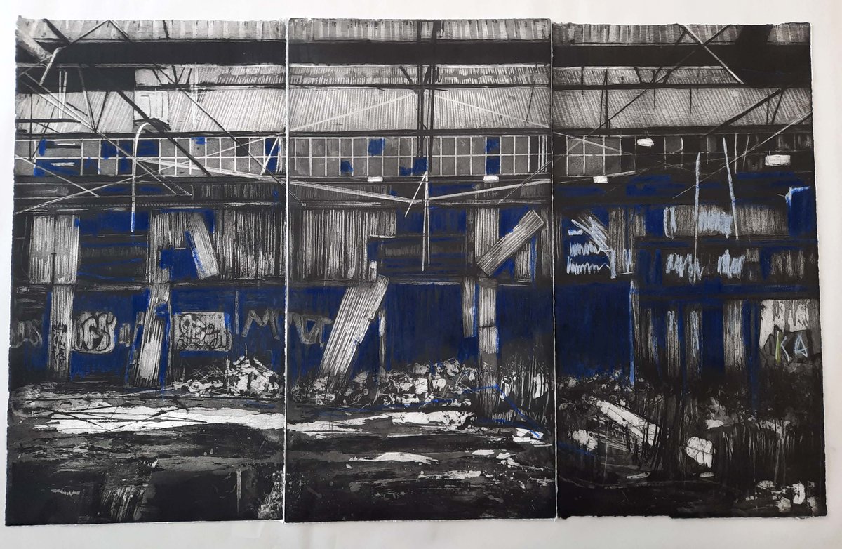 Thanks to all who came to the opening of Out of the West exhibition of etchings by Ian Chamberlain, Ros Ford, Jemma Gunning and David Sully. Open every Sat until 14 Jan.
<a href="/ianchamberlain/">ian chamberlain</a> <a href="/JemmaGunning88/">Jemma Gunning</a>
 #davidsully #Rosford #printmaking #etching #contemporaryprint  #fineartprint