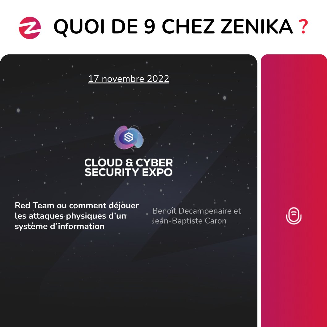 ZenikaIT's tweet photo. #QuoiDe9 / Part 2
- @CCSE_Paris :👉 https://t.co/HMApiRETKt

- @codeursenseine : https://t.co/Y5VEWx3lBp
- Ethics by design : https://t.co/KW3mdaUSSF
- @DevfestSXB : https://t.co/TZYGxiYS0L https://t.co/SkAfwlEL3y