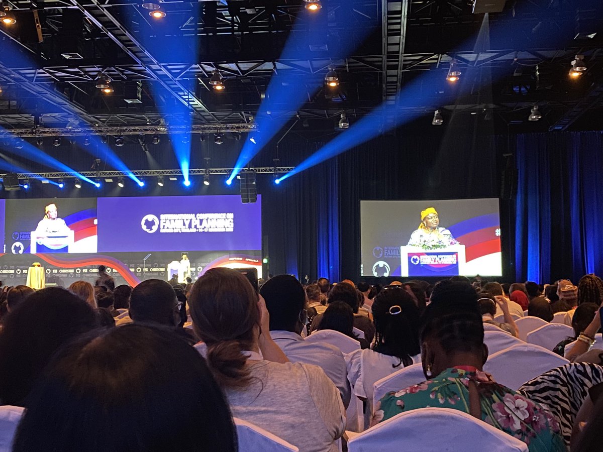 kellyldurrant's tweet photo. Dr Natalia Kanem giving a fabulous opening speech at #ICFP2022. @Atayeshe https://t.co/InxJQC8Fsa