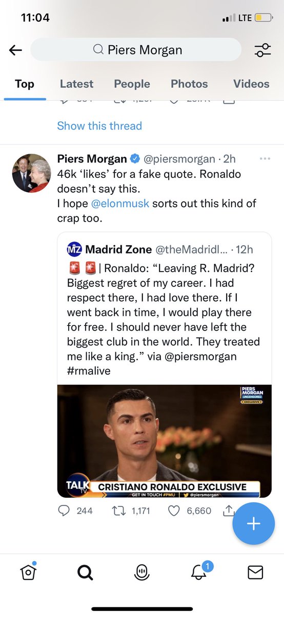 caleblives's tweet photo. @TheOnlyBKB Chairman please with respect to what OB said , Ronaldo never said he has regretted leaving Real Madrid https://t.co/ClawYRDl1r