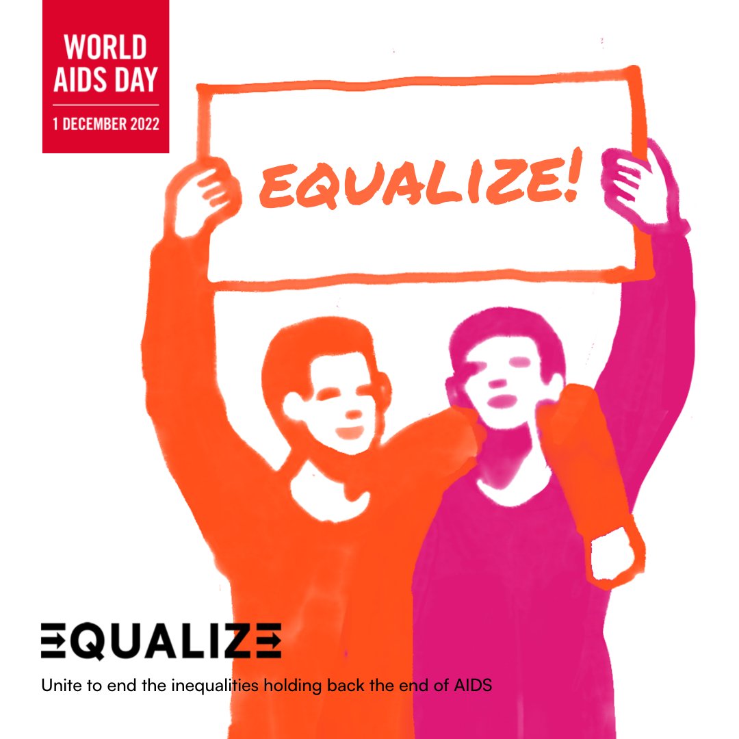 1.5 million people acquired HIV in 2021. This #WorldAIDSDay, we call on leaders to ensure everyone has access to the HIV prevention methods that suit their lives. Let's #Equalize!