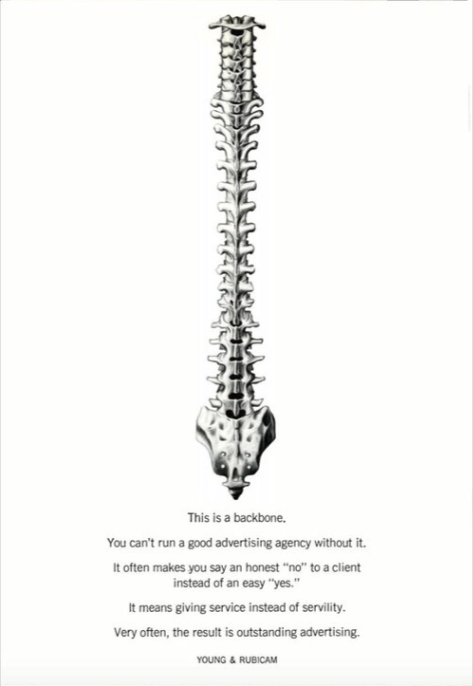 davetrott's tweet photo. Bill Bernbach put writers and designers (art directors) together because the visual is what  stops you and makes you look at an ad before you ever read it, I think we've forgotten that 
(h/t Carolyn Barclay) https://t.co/NnOnfTh6hz