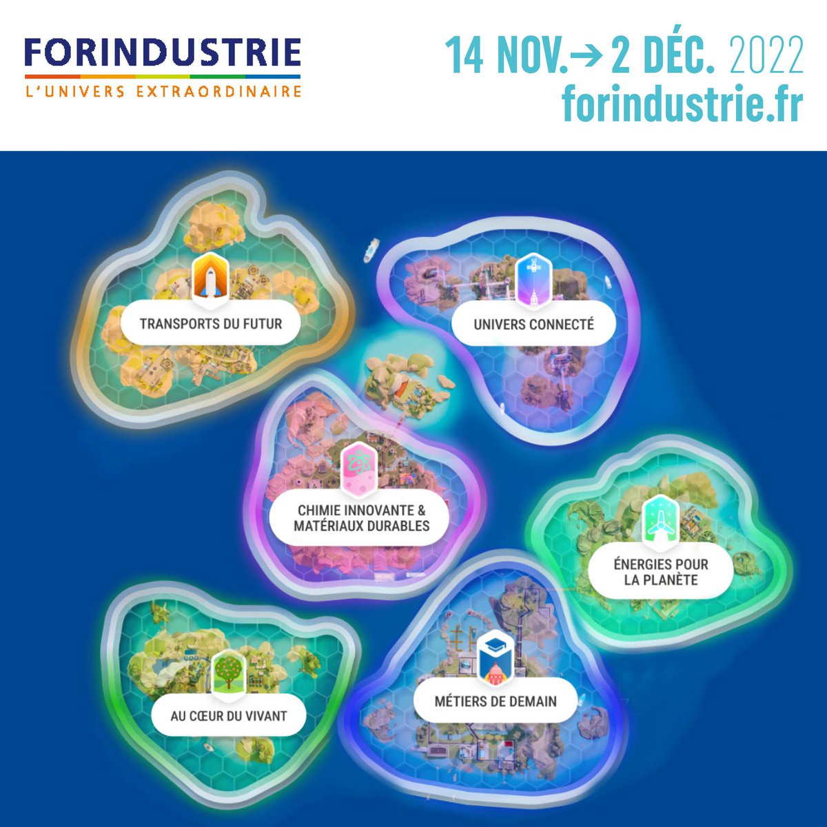 EnedisRegionSud's tweet photo. 🚀 @enedis a le plaisir d’être partenaire de @ForIndustrie, un événement unique en France pour parler industrie, métiers et #innovation avec les collégiens et lycéens 🧑🏻‍🎓

Rémi, Tessa, Cédric, Quentin et Océane leur présenteront nos métiers au cœur de la #transisitionécologique 🌱 https://t.co/O6nA69uGeS