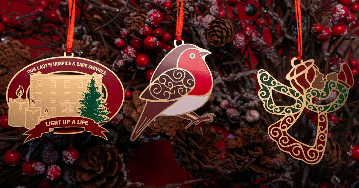 ourladyshospice's tweet photo. Hang your extraordinary kindness on your tree this Christmas!

When you support patients and families in hospice care, why not mark it by hanging a stunning hospice ornament on your beautiful tree this Christmas?

Visit https://t.co/rMsyk3eX5t or call 01 491 1072 https://t.co/u2qayL1Ceo