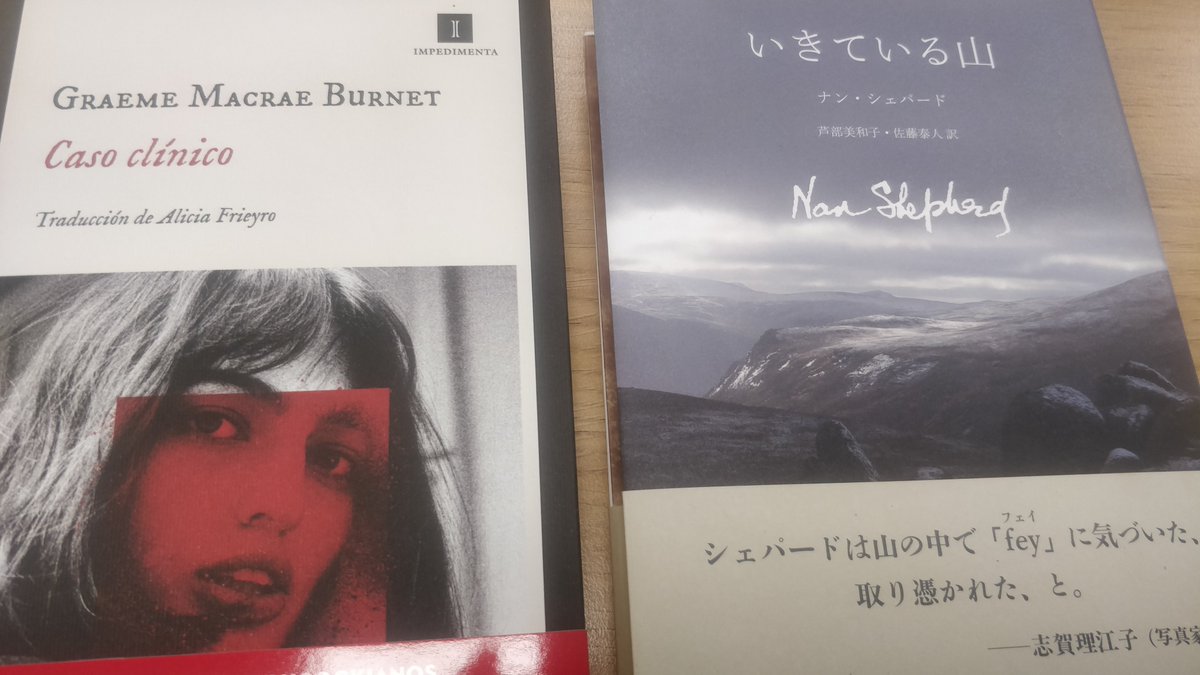 PublishScotland's tweet photo. Scottish books in translation post! Today, courtesy of our #translationfund Case Study in Spanish and The Living Mountain in Japanese, such beautiful productions. Thank you @EdImpedimenta @misuzu_shobo  @GMacraeBurnet @SarabandBooks @canongatebooks 
Apply https://t.co/MWZPZHn2Us https://t.co/ubVNHcj7vM