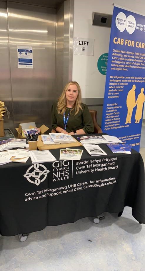 A productive day for our coordinator and CAB4CARERS advisor whilst at Prince Charles Hospital, speaking to over 50 individuals who wanted advice, support and information on unpaid Carers <a href="/citizenadvicemt/">Citizens Advice Merthyr Tydfil</a>