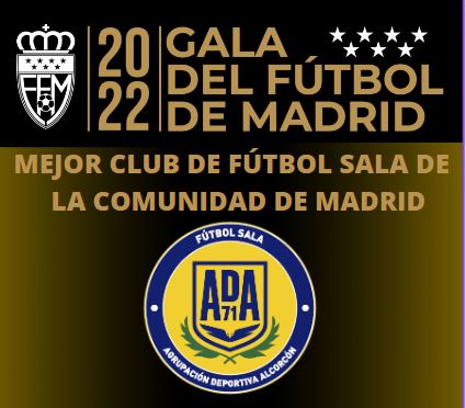 Hoy durante la XXXII Edición de la Gala del Fútbol de Madrid <a href="/RFFM_oficial/">RFFM</a> en Kinépolis Ciudad de la Imagen, seremos galardonados como 

🏅MEJOR CLUB DE FÚTBOL SALA
de la Comunidad de Madrid

¡Gracias a TOD@S!
Hay MUCHO MUCHO TRABAJO
detrás de este reconocimiento
#FamiliaAmarilla