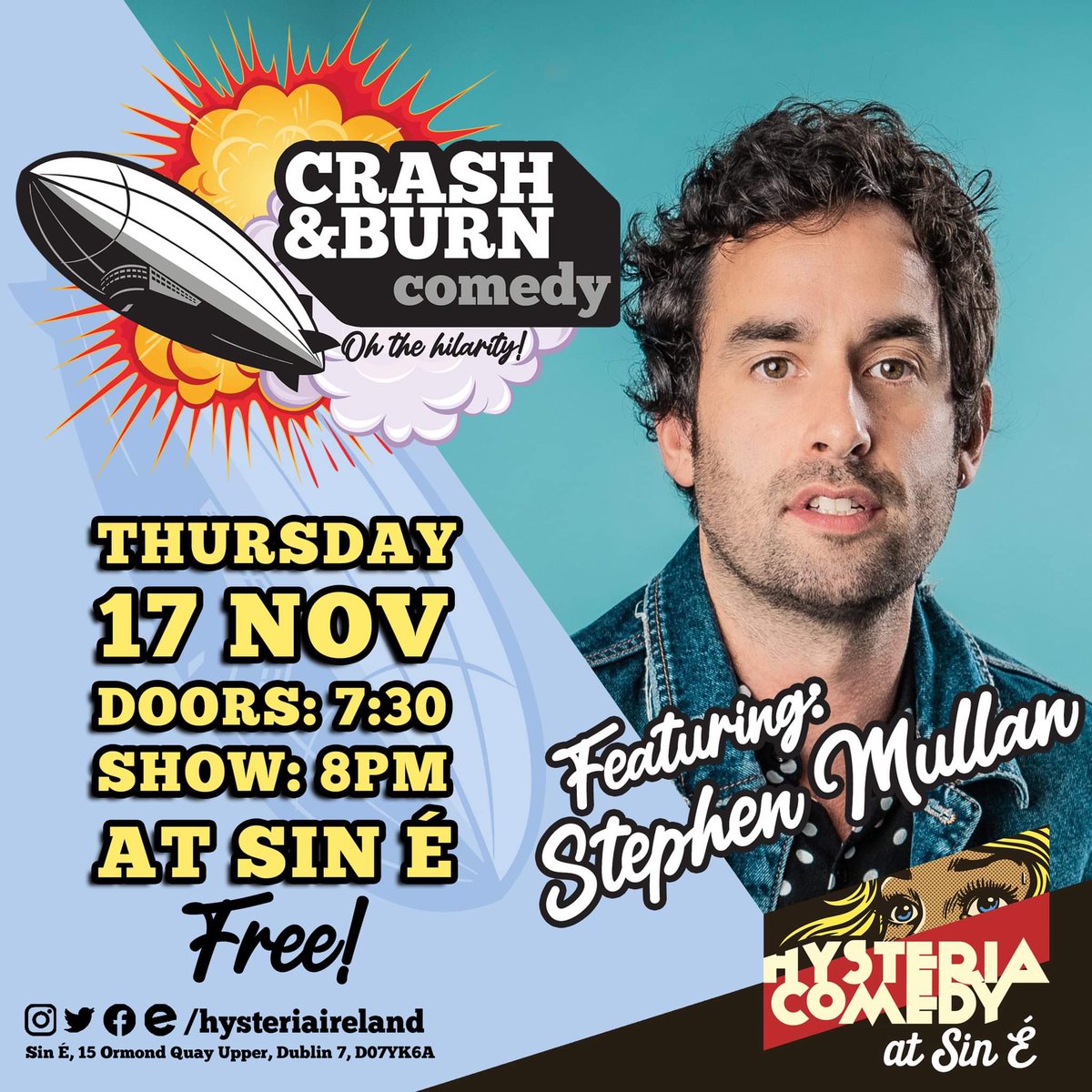 Crash & Burn Comedy tweet media