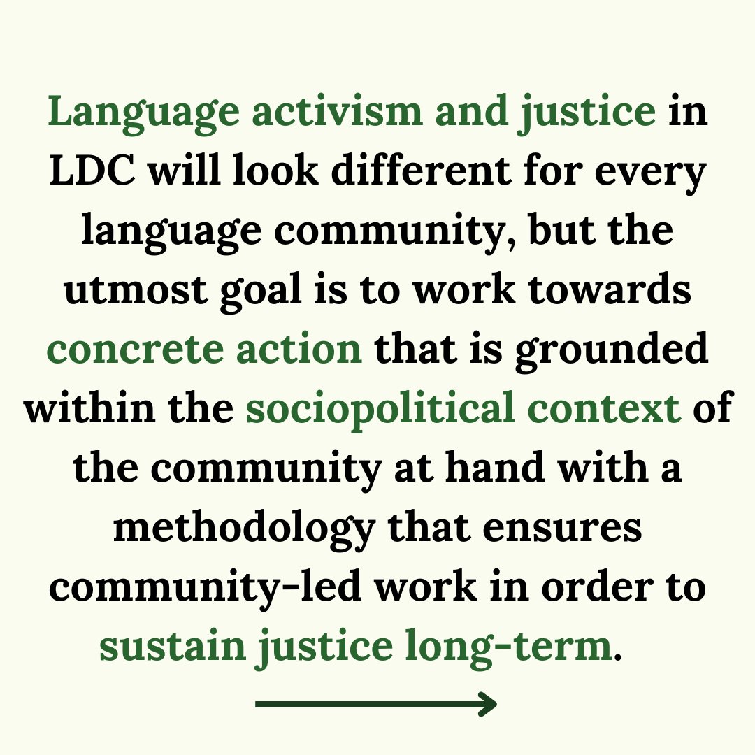ICLDC_HI's tweet photo. The theme for ICLDC 8 is Centering Justice in Language Work, but what exactly does this mean?
These slides explore some crucial components to justice work in LDC. Check out our Instagram/Facebook for the complete post!
#icldc #icldc8 #language #justice #linguistics #activism https://t.co/wonI9eKp5X