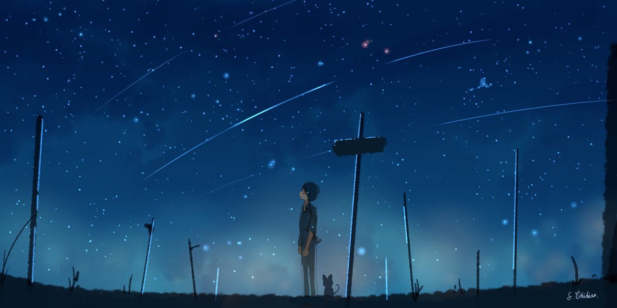 sky scenery no humans star (sky) starry sky night outdoors  illustration images