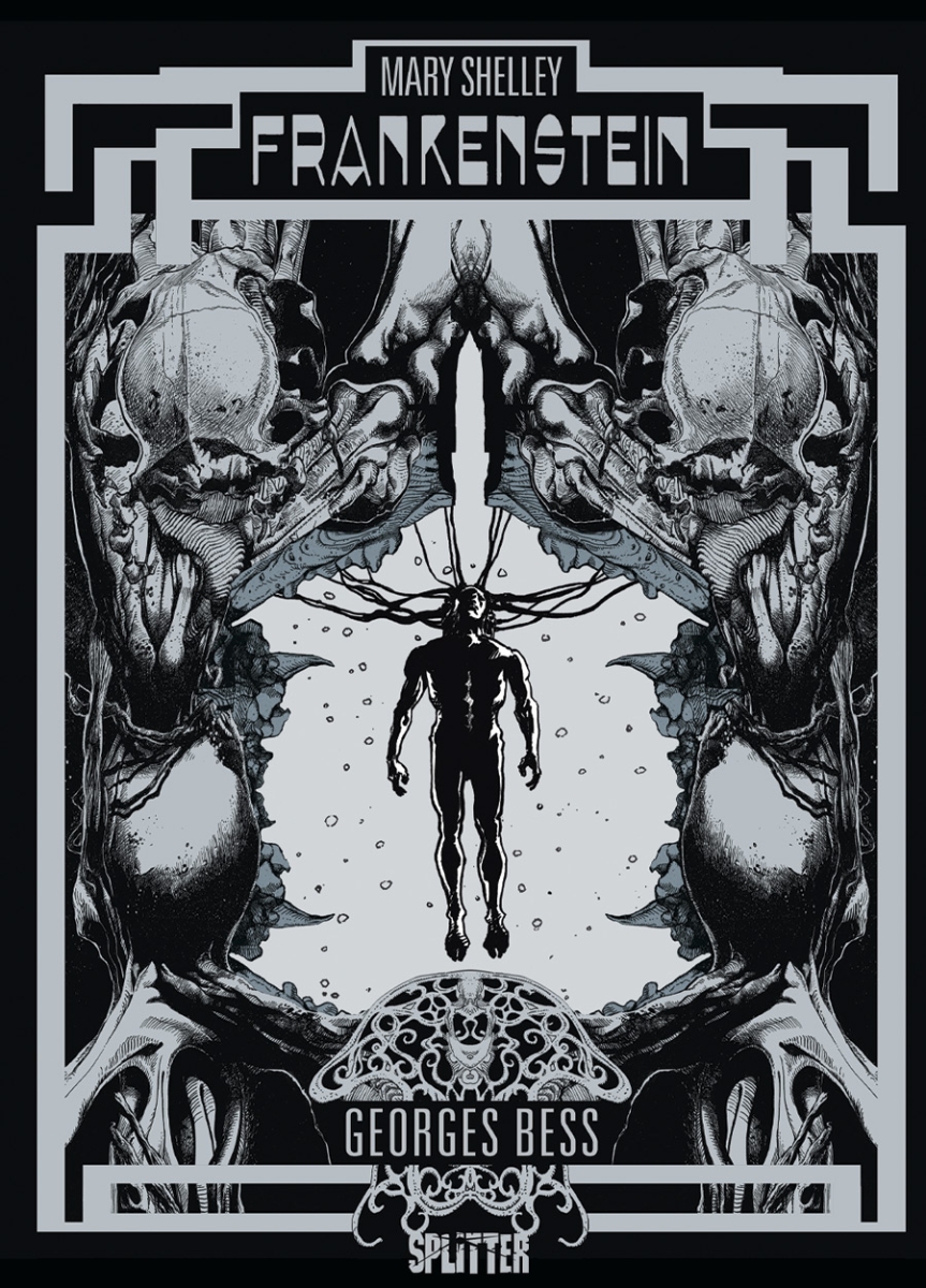 Comicleser's tweet photo. Frankenstein - eine weitere beeindruckende Horror-Klassiker Adaption von George Bess, im @SplitterVerlag; Rezi: https://t.co/TaNahew4mj #GeorgeBess #Frankenstein #Blucher https://t.co/sF8VvsZGu5