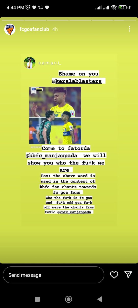 Abdul Rahiman Masood on Twitter "KBFC toxic fans used F words against