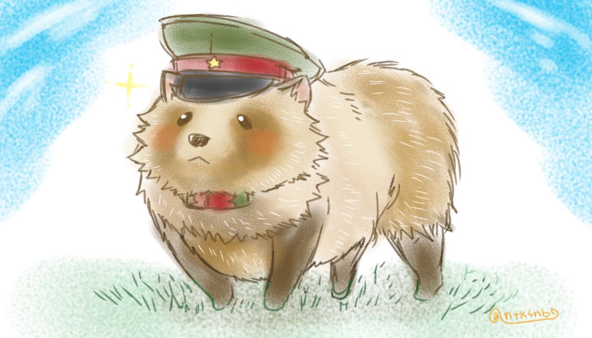 「エゾタヌキ将校殿〜!」|ナツキ シノブのイラスト