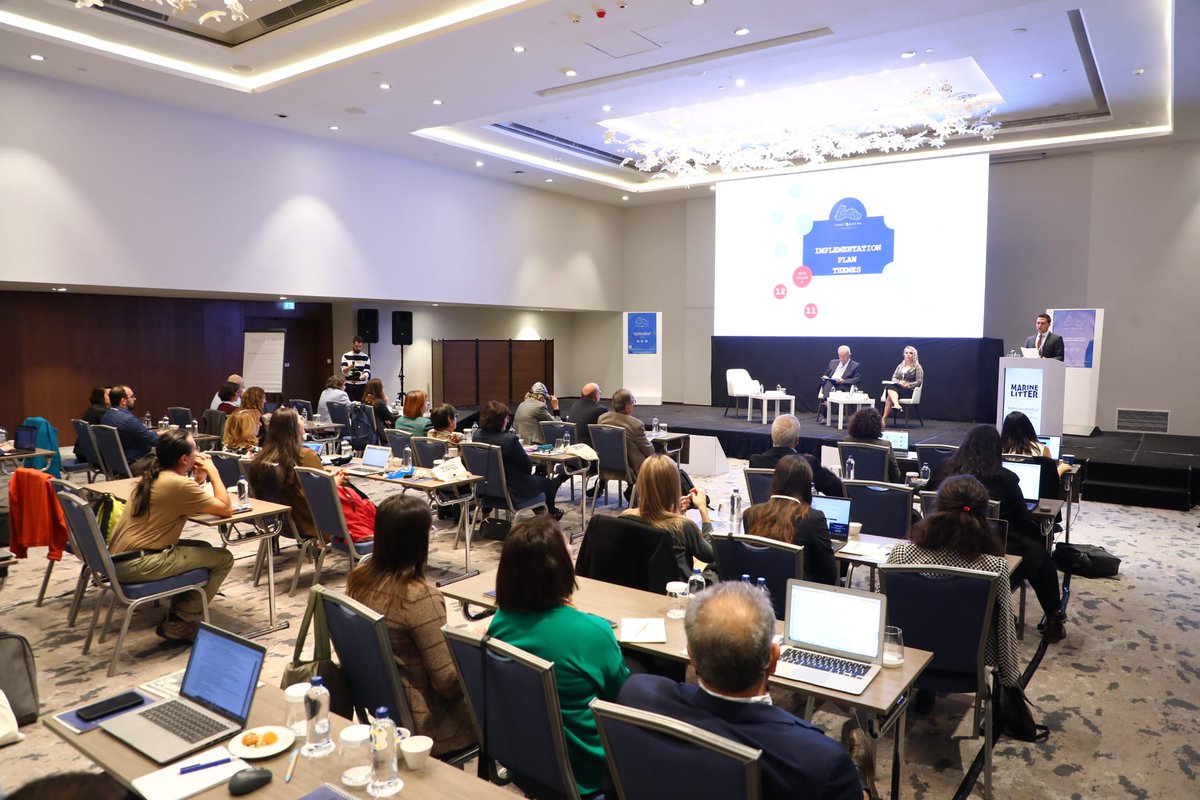 ConnectBlackSea's tweet photo. Today is the day we are meeting for #plasticfree #BlackSea!
Marine Litter Action Forum #MLAF kicked off with the opening speech of #BlackSeaCONNECT Coordinator @SalihogluBaris "Today, we came together for sustainable solutions and innovative actions to combat #marinepollution! https://t.co/CHMjIhLdxk