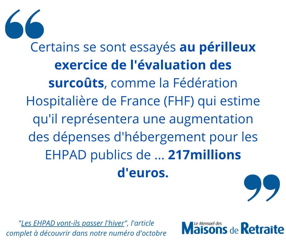 PlaneteGrise's tweet image. 📰L'#inflation est pour beaucoup de directeurs la goutte d'eau qui fait déborder le vase. Les impacts sur les #budgets des #EHPAD sont majeurs et ces difficultés s'ajoutent à celles vécues depuis de longs mois. 

➡️ ehpapresse.fr/actualite/les-…

#ehpad #vieillissement