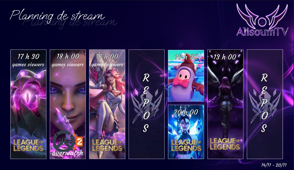 Coucou retrouve moi en stream ce soir à 17h30 dans la faille de l’invocateur !! #planning #twitch #egirl #gamergirl #gaming #gamer #LeagueOfLegends