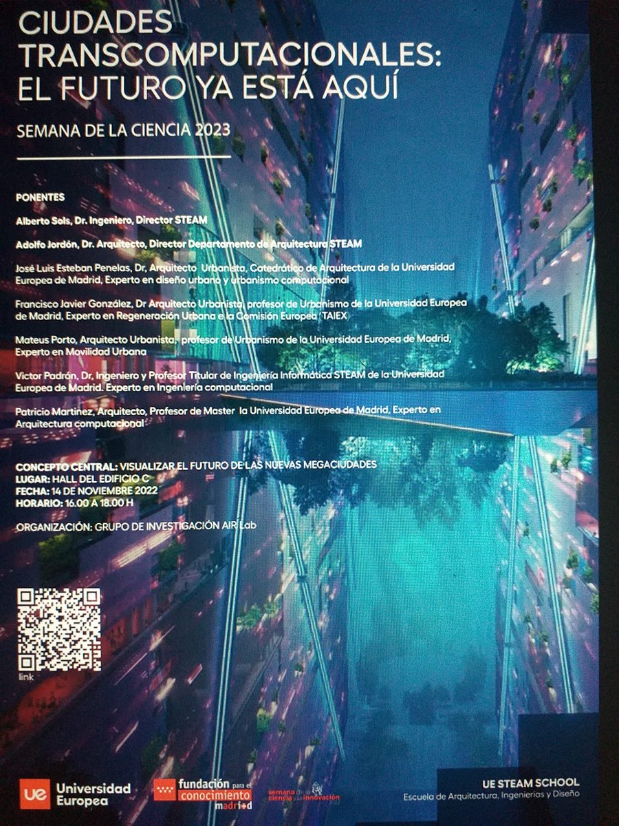 No os lo perdáis! El futuro es el presente de los proyectos de las nuevas ciudades!