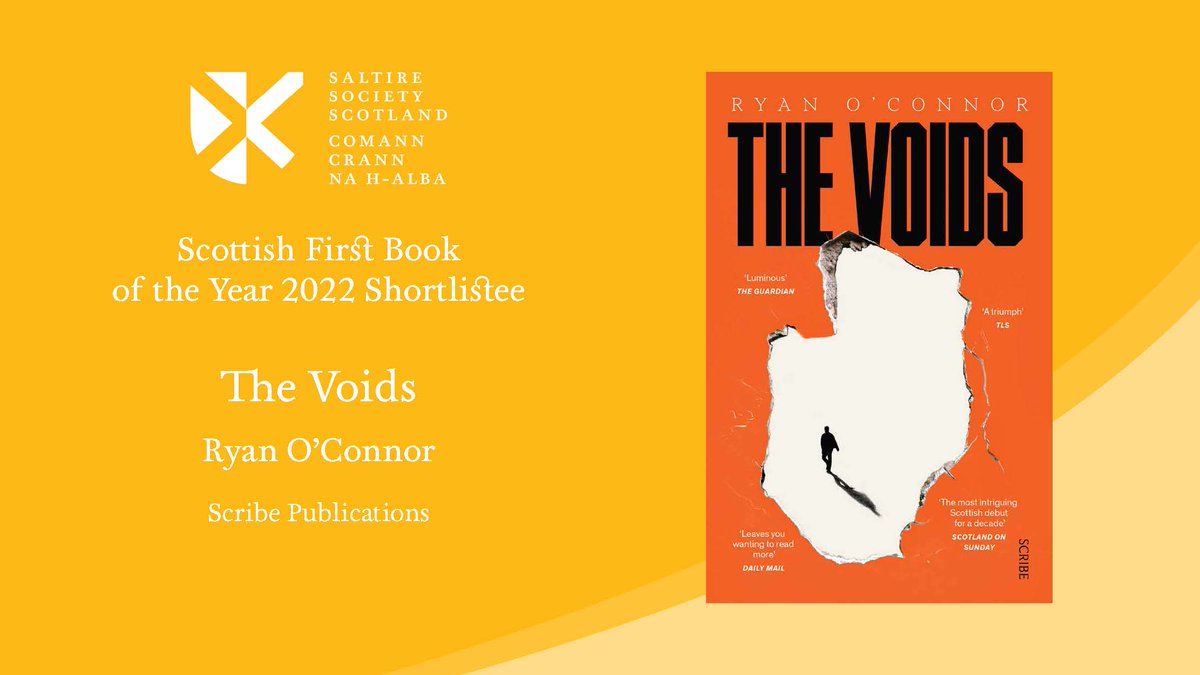 Saltire_Society's tweet photo. Shortlisted for the First Book of the Year The Voids by Ryan O'Connor pub. @scribeUKbooks captures the life of condemned tower block in Glasgow with as much tenderness, tragedy and beauty as it does the internal lives of its condemned cast of characters. #SNBA22 #FirsBook https://t.co/nro1sD5Lwb