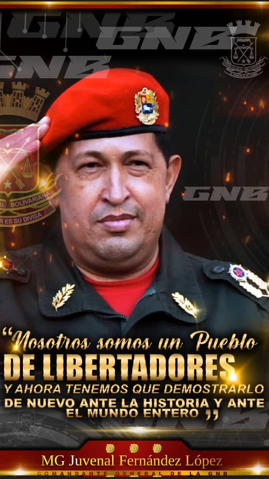 📝En unión cívico-militar Estamos junto al pueblo Vnzlno trabajando con compromiso social, bajo el legado inquebrantable de nuestro Cmdte Eterno de la RB #HugoChávez.
#14Nov #InvictosPorLaPatriaGrande
#YoSoyFANB
 #VamosALaFilven2022