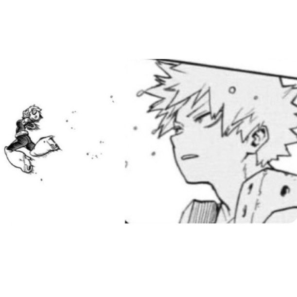 I still remember when this panel came out and people were either cropping Bkg out of the page or just completely ignoring Hori made a panel JUST FOR HIM in Uraraka's moment. People were left and right saying either Hori put him there to fill space or just blatantly ignored him 