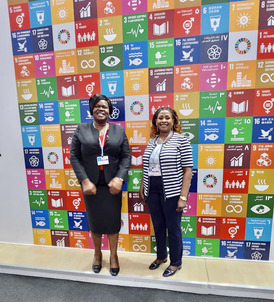 gladyswanga's tweet photo. Set for today's #Cop27 activities with my sister Governor @Wavinya_Ndeti, we have started at the SDGs as we seek to pursue water, food security among others. 

Hamjambo nyote huko nyumbani. https://t.co/jFuX4bYMcz