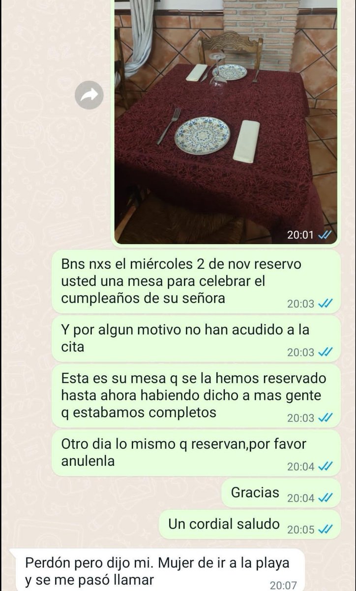 soycamarero's tweet photo. Un poco de respeto y empatía al trabajo de los demás, no cuesta nada. https://t.co/uLkVsr5jG0