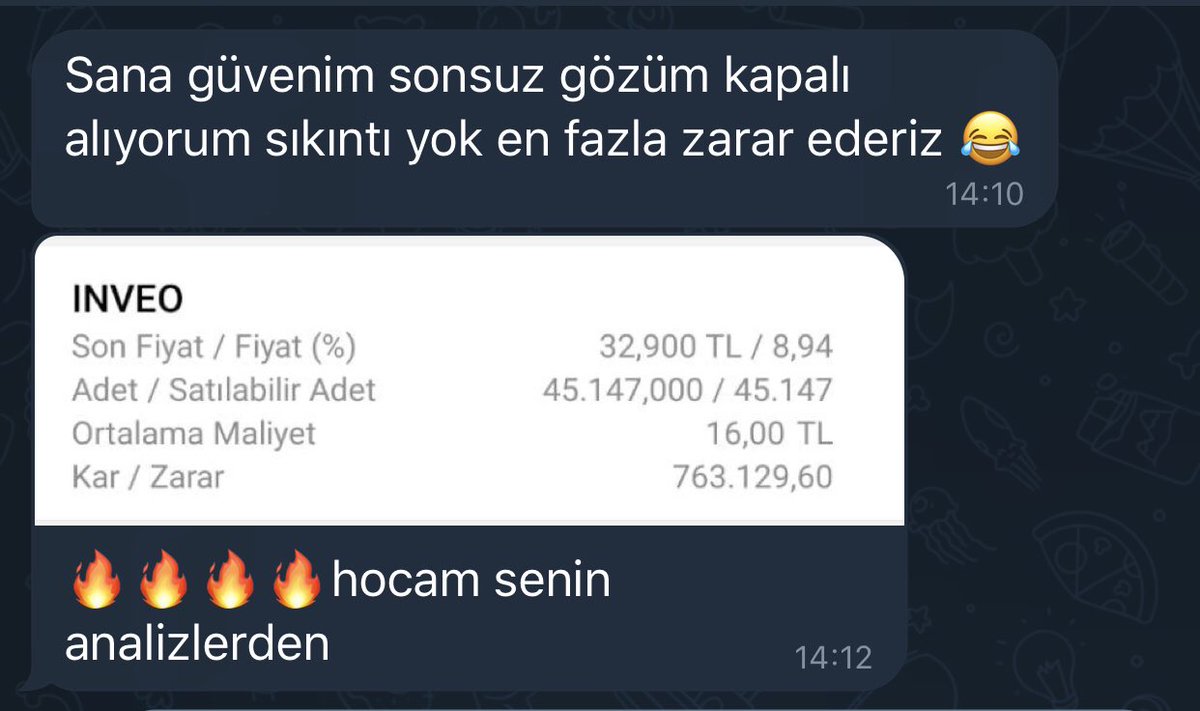 Kardeşimiz Şimdi Attı.Grafik Paylaşman Yeterli Diyo 😂😂😂 Bereket Versin Kardeşim Sağlıkla Harçama Yatırım Yap 😎 #ÇÖH Kazanıyor Kazandırıyor. @garibantrader Ve @richiminnoo Ağabeylerimiz Sağolsun #XU100 #XU030 #Binance #btc #Borsaistanbul #BORSA #SNGYO #FENER #DOLAR