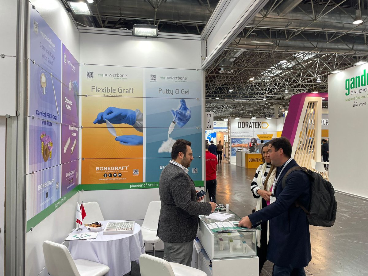 Medica
14-17 November 2022
Düsseldorf, Germany
Firstday…
 #Bonegraft #healthcare #granules #putty #stick #flex #membrane #chondromatrix #biodegredableimplants #cement #fixationscrew #powerbone
Bonegraft Biomaterials MEDICA - Leading International Trade Fair