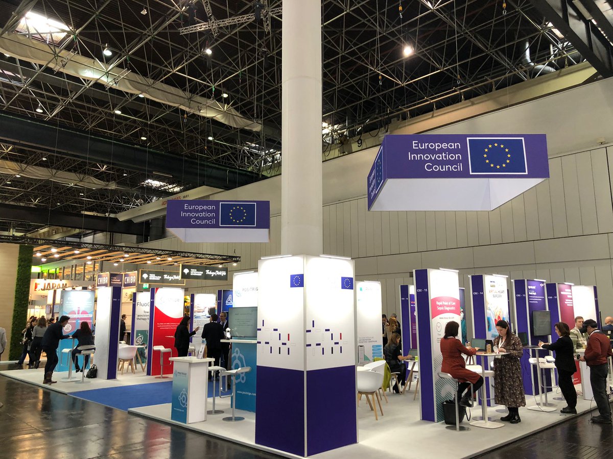 European Innovation Council (@eueic) on Twitter photo 📢 The leading #medtech exhibition opened its doors!
Discover the best 2⃣0⃣ #EUeic #innovators at the EU Pavilion at #MEDICA2022 🚀
📍 Messe Düsseldorf - Hall 15 - Booths 15C02 & 15D02
🗓️ 14 - 17 November
Find out more 👉 bit.ly/EICOTFMEDICA
#EUatMEDICA 📢 The leading #medtech exhibition opened its doors!
Discover the best 2⃣0⃣ #EUeic #innovators at the EU Pavilion at #MEDICA2022 🚀
📍 Messe Düsseldorf - Hall 15 - Booths 15C02 & 15D02
🗓️ 14 - 17 November
Find out more 👉 bit.ly/EICOTFMEDICA
#EUatMEDICA