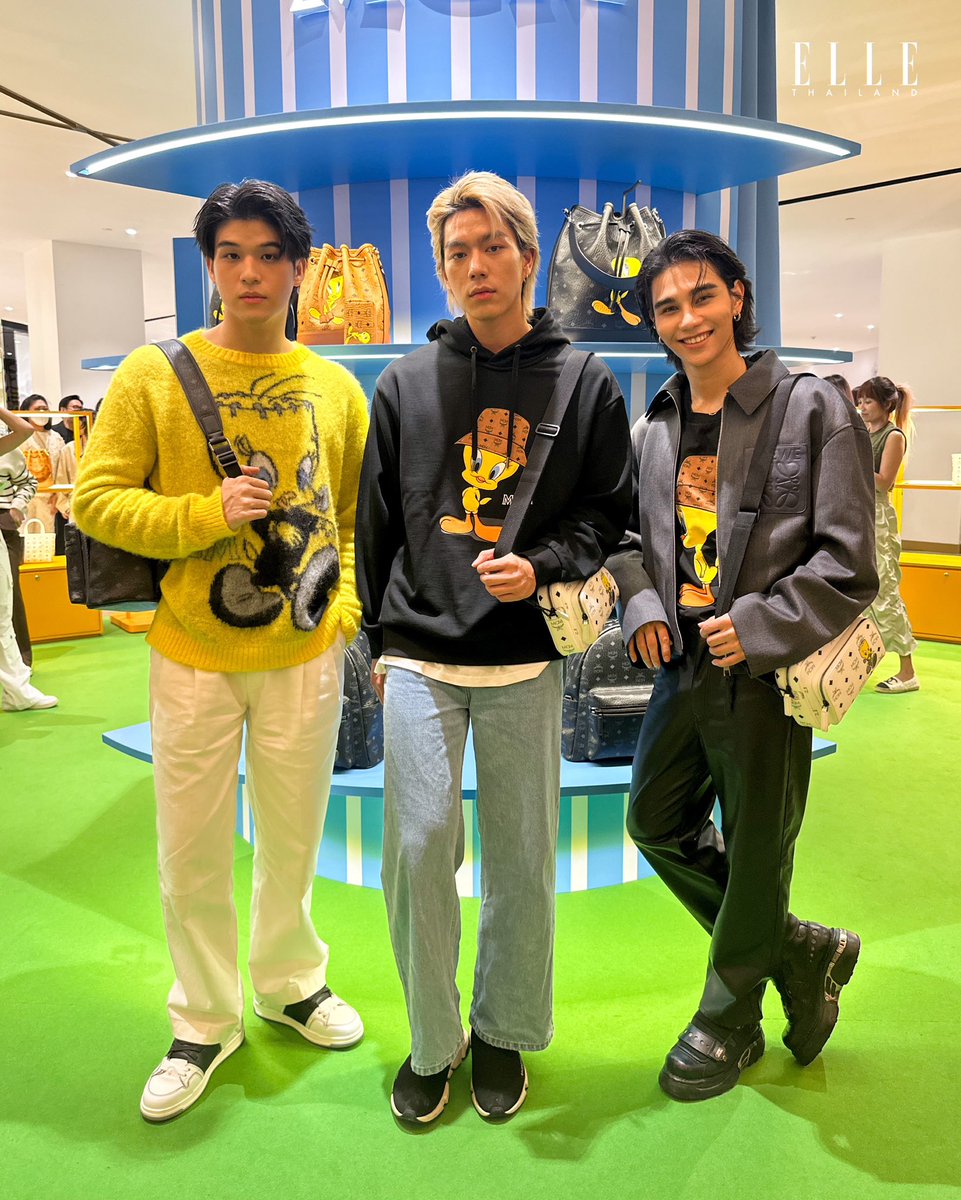 3 หนุ่มขวัญใจสาวๆ อย่าง สกาย วงศ์รวี,  ไบร์ท นรภัทร และ เจฟ ซาเตอร์ ที่งานเปิดตัว MCM POP-UP กับคอลเล็กชั่น ‘Looney Tunes X MCM’ ฉลองครบรอบ 80 ปี Tweety แต่วันนี้ - 4 มกราคมที่ชั้น 1 สยามพารากอน

#MCMTHxTWEETY #TWEETY80 #MCMxTWEETY #skywongravee #jeffsatur #brightnorr