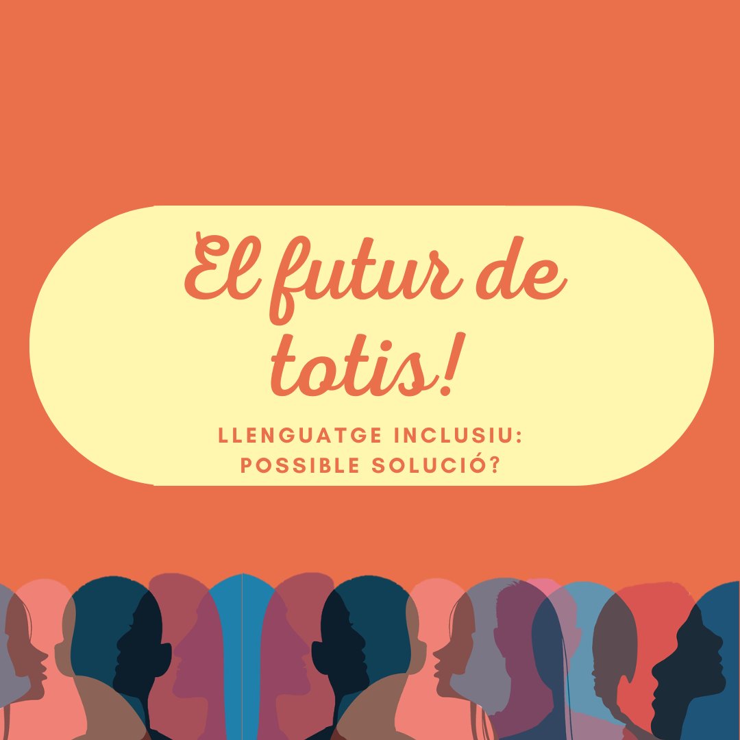 El llenguatge inclusiu és un llenguatge que busca incloure i representar a totes les persones. Estàs a favor o en contra del llenguatge inclusiu? Si n’ets partidari/a, dona like, comenta i/o comparteix! Volem arribar a 500 likes i retweets i uns 100 comentaris en dues setmanes.